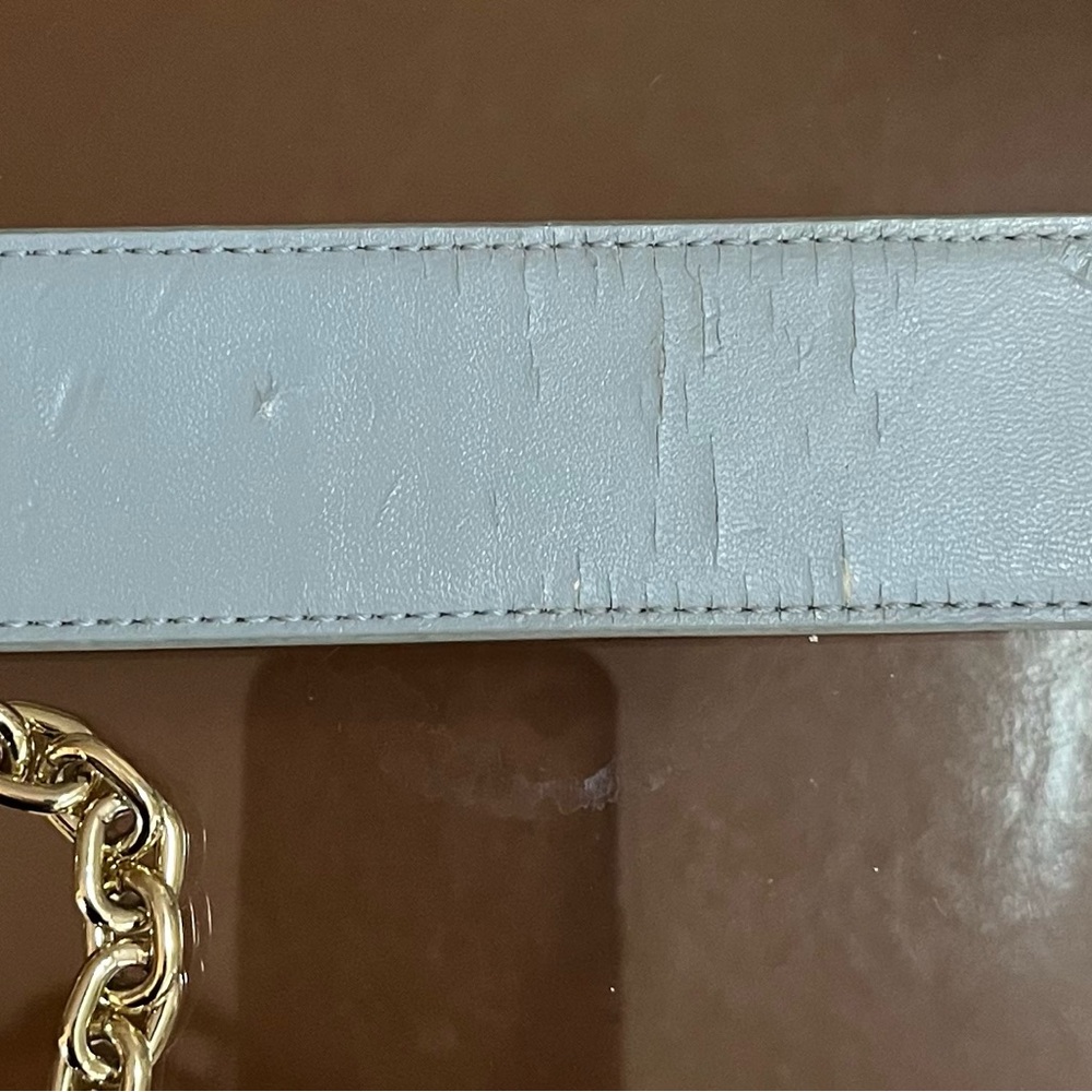 Love Moschino Quilted pale blue Crossbody Bag. See pictures - Picture 5 of 6
